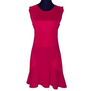 ROBBI & NIKKI Magenta Pink Fuchsia Sleeveless Fit & Flare Dress Cocktail Medium
